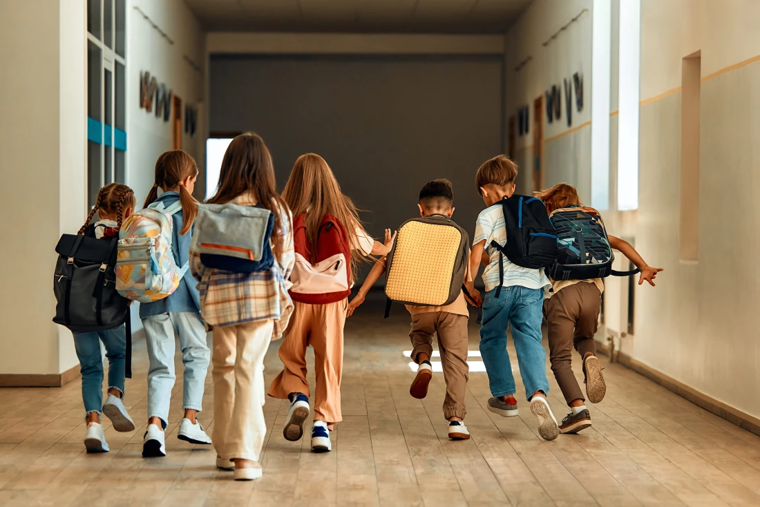 Children learning in classroom